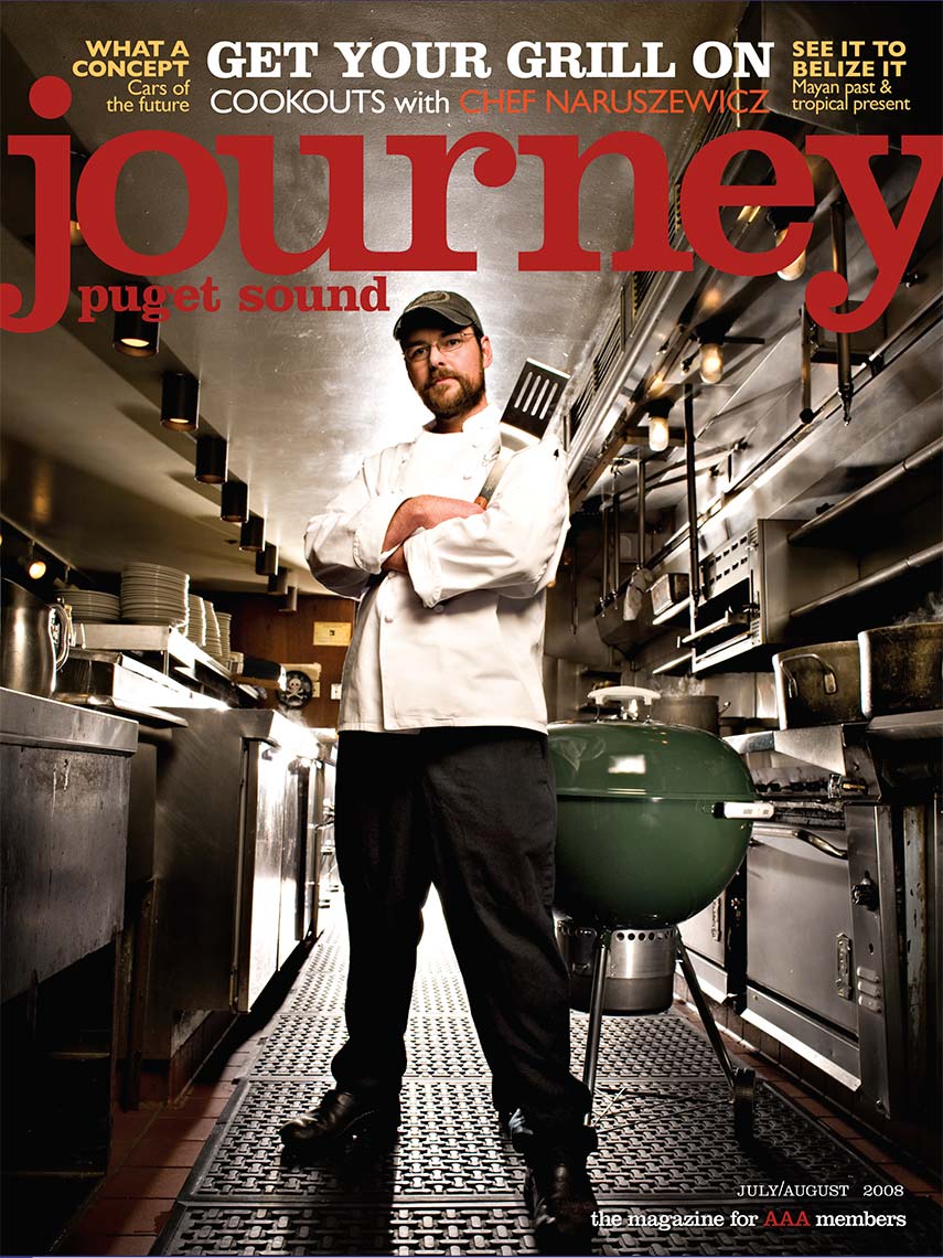 Journey, AAA, Magazine Cover, Magazine Photography, editorial, portrait photography, advertising, business photography, corporate, headshot photography, Rick Dahms, Seattle