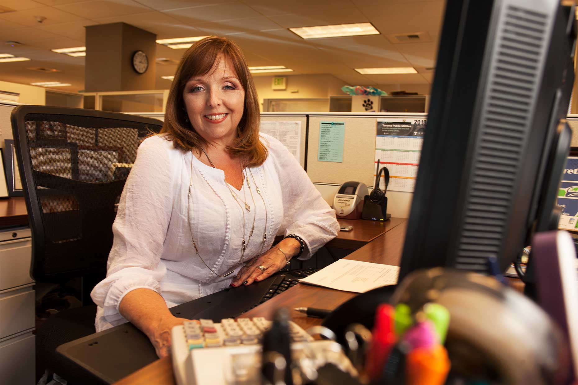 Tacoma Utilities, Office Lifestyle, advertising, annual report photography, corporate photography, seattle, tacoma, rickdahms photographer